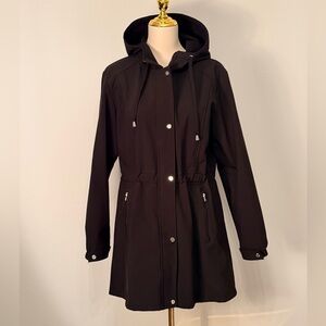 Lauren Ralph Lauren Black Utility Jacket with Hood
